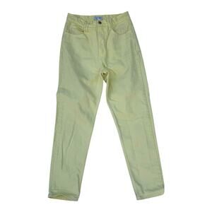 Guess 30 Vintage Yellow Mom Jeans Hi-rise